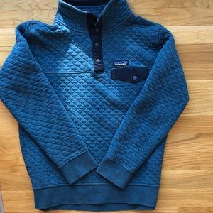 Patagonia cotton quilt Snap-T pullover sweater - M